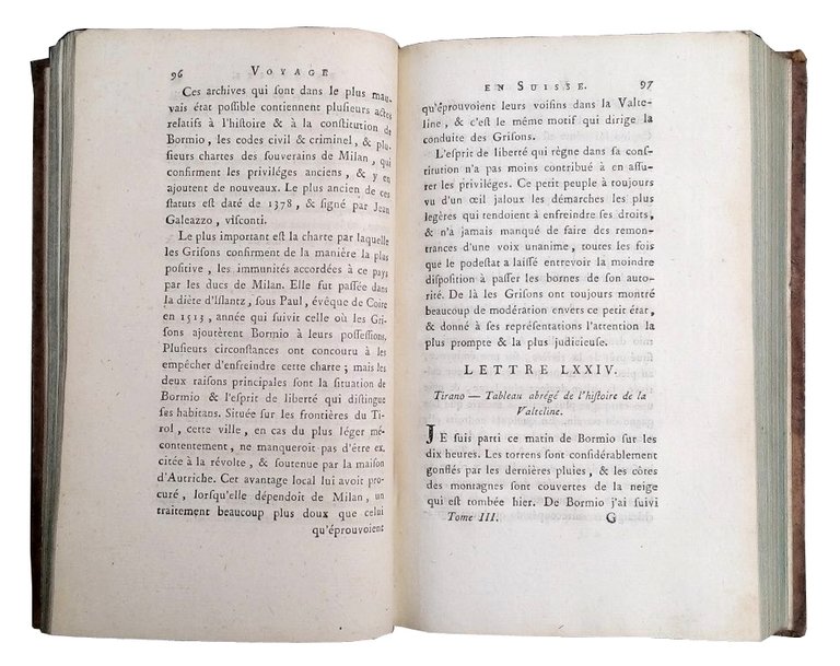 Voyage en Suisse. Traduit de l'anglois par M. Villiam Coxe, …