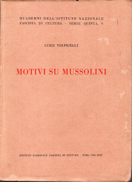 Motivi su Mussolini