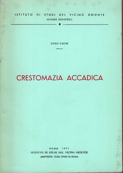 Crestomazia accadica | Immagine principale