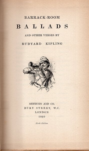 Barrack-room ballads and other verses | Immagine principale
