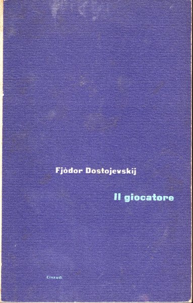 Il giocatore. Traduzione di Bruno del Re. | Immagine principale