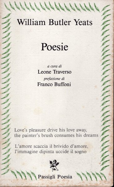 Poesie. A cura di Leone Traverso. Prefazione di Franco Buffoni