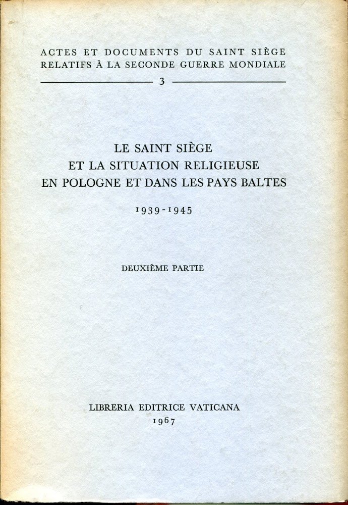 Actes et documents du Saint Siège relatifs à la Seconde …