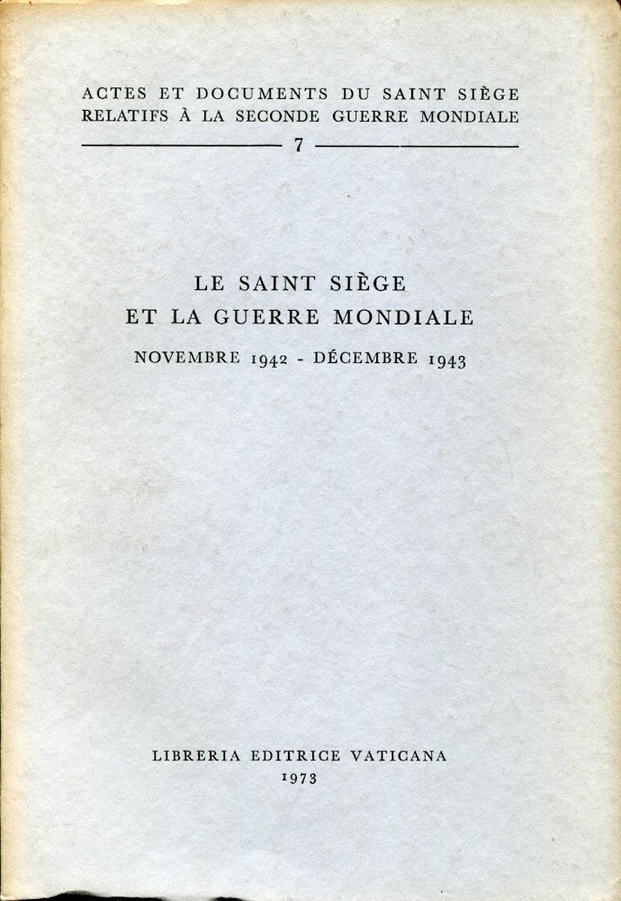 Actes et documents du Saint Siège relatifs à la Seconde …