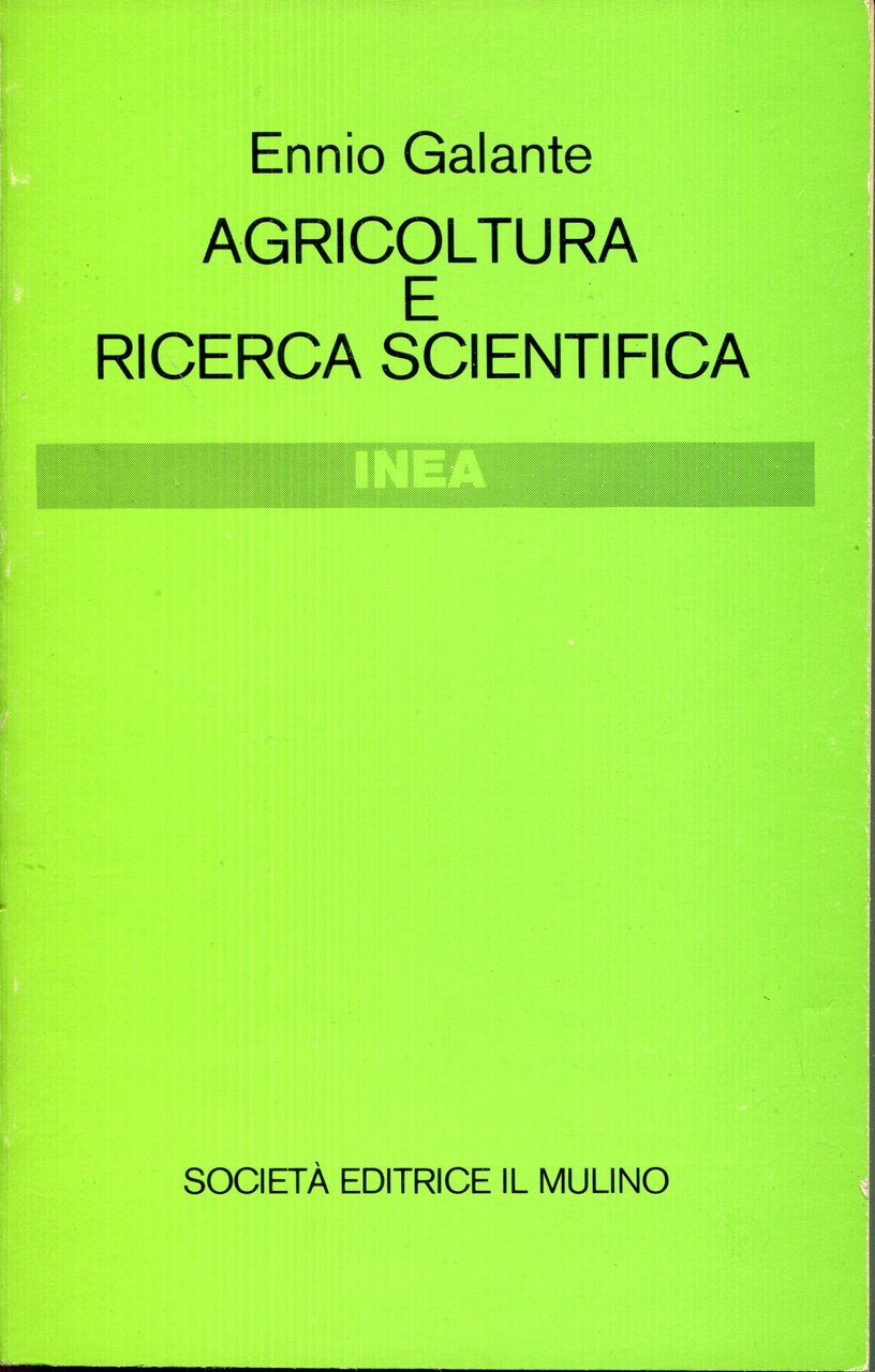 Agricoltura e ricerca scientifica