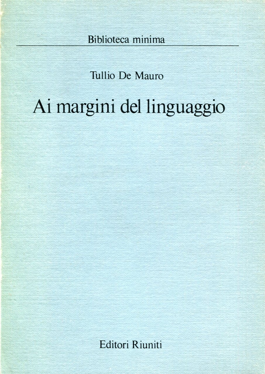 Ai margini del linguaggio | Immagine principale