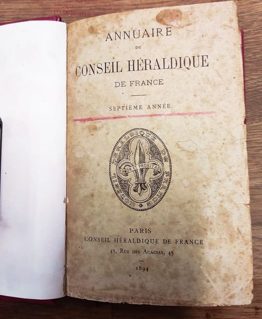 Annuaire du Conseil heraldique de France
