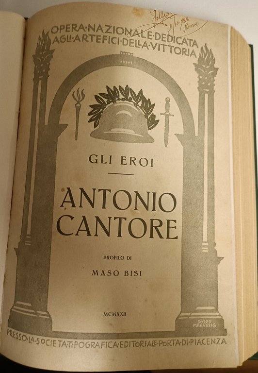 Antonio Cantore. Legato insieme a: Alceste De Ambris, Filippo Corridori; … | Immagine Gallery 2