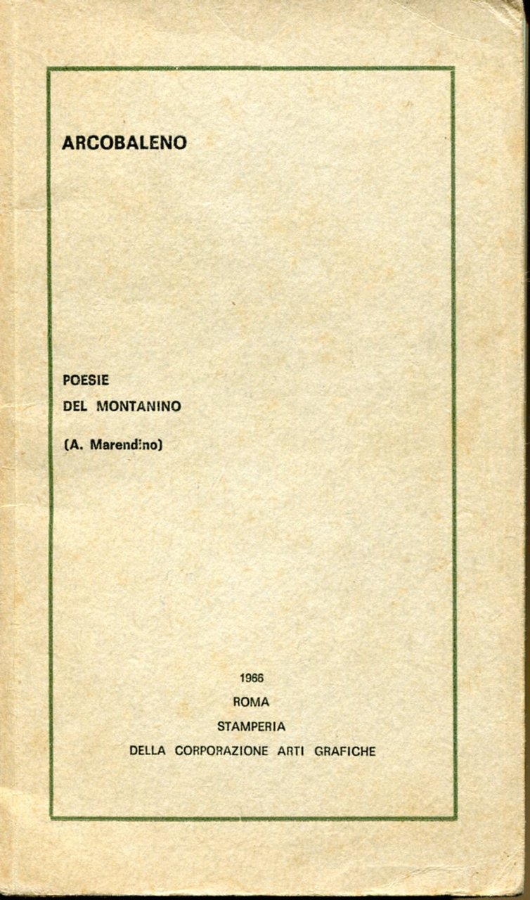 ARCOBALENO. Poesie del Montanino | Immagine principale