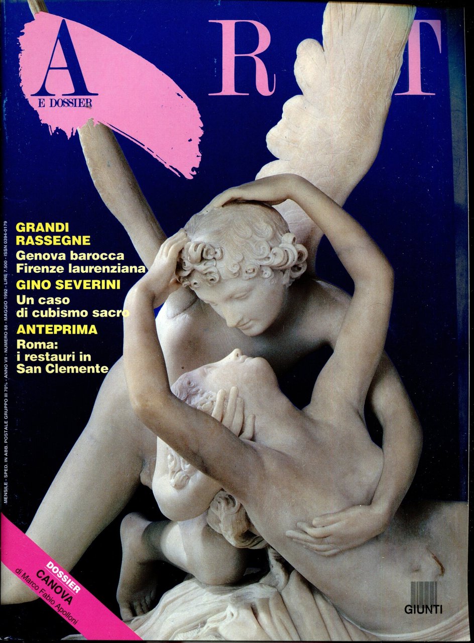 Art e Dossier, Anno VII, Numero 68, Maggio 1992. Canova