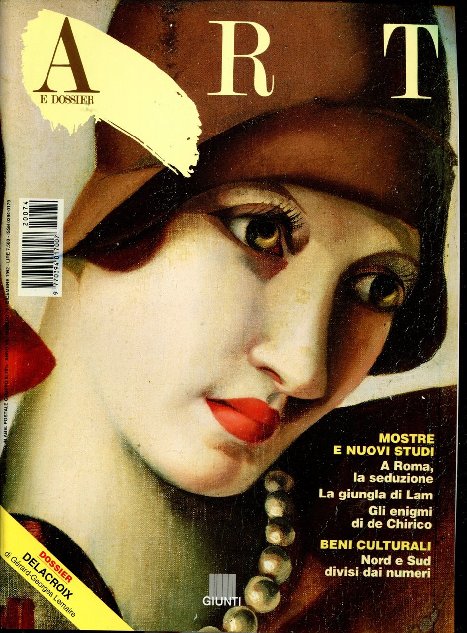 Art e dossier n. 74, Dicembre 1992