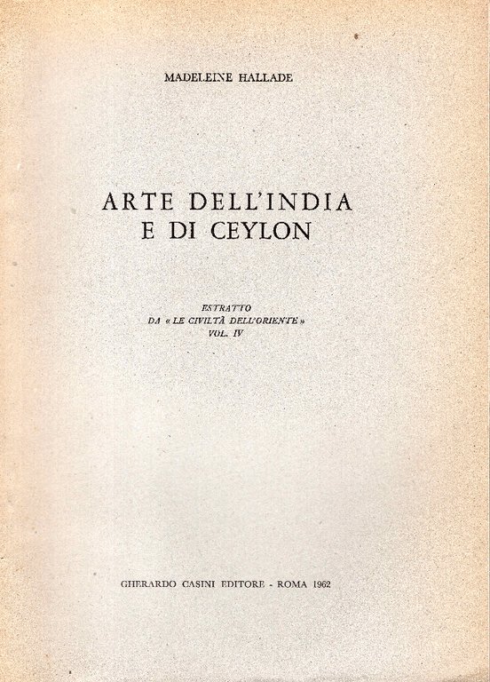 Arte dell'India e di Ceylon