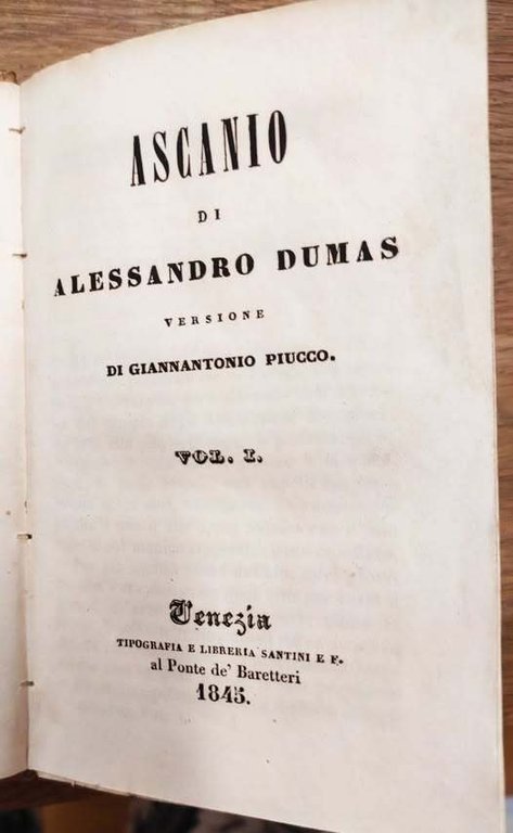 Ascanio. Versione di Giannantonio Piucco. Volumi 1-3 | Immagine Gallery 2