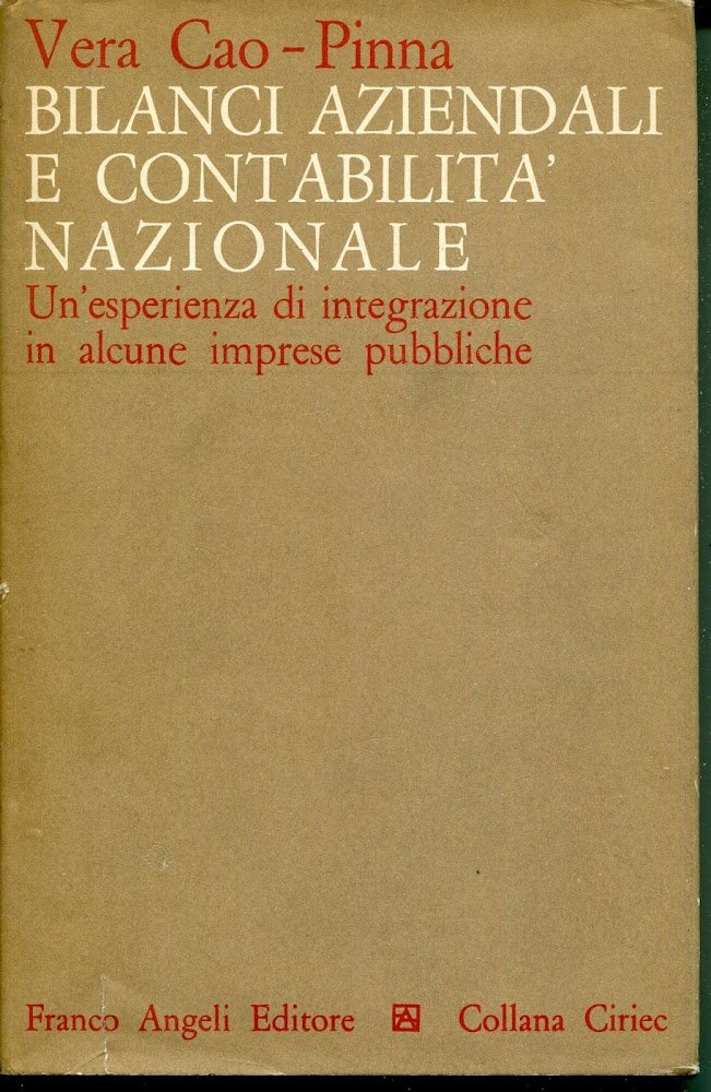 Bilanci aziendali e contabilita nazionale