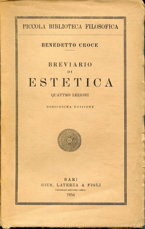 Breviario di estetica : quattro lezioni