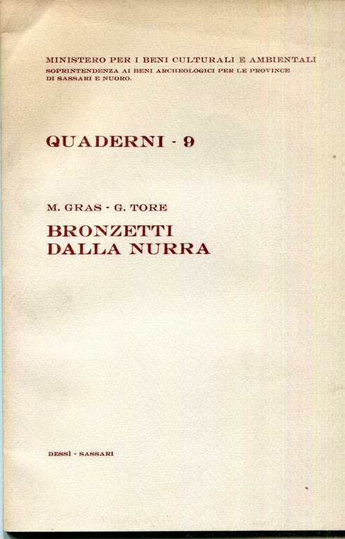 Bronzetto arcaico da Olmedo / Michel Gras . Bronzetti fenici …