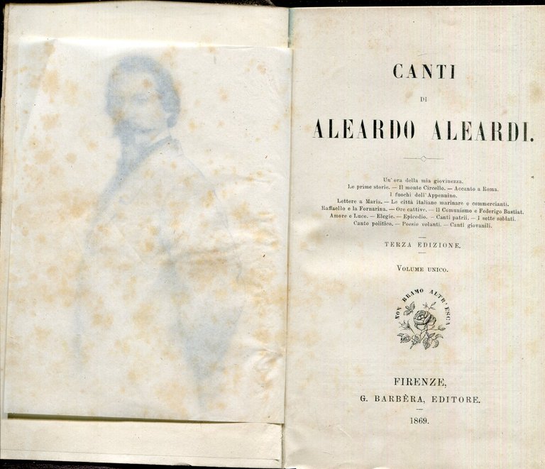 Canti di Aleardo Aleardo | Immagine Gallery 2