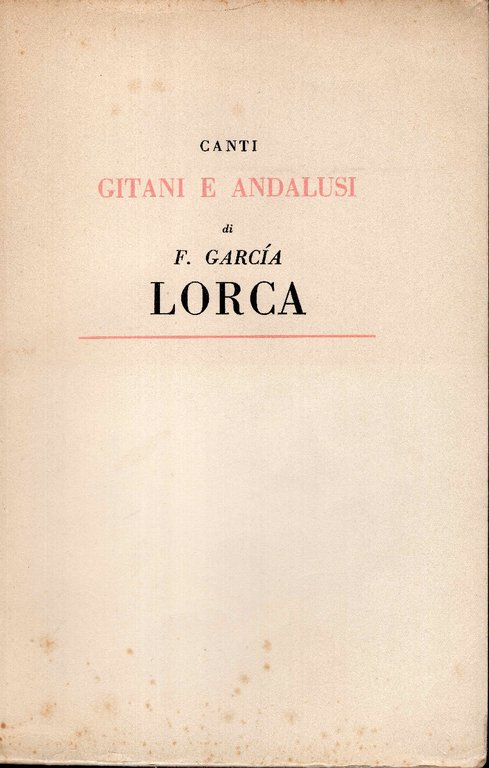 Canti gitani e andalusi