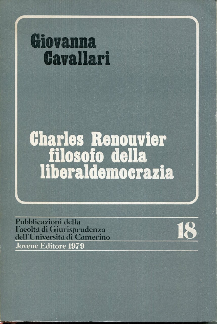 Charles Renouvier filosofo della liberaldemocrazia | Immagine principale