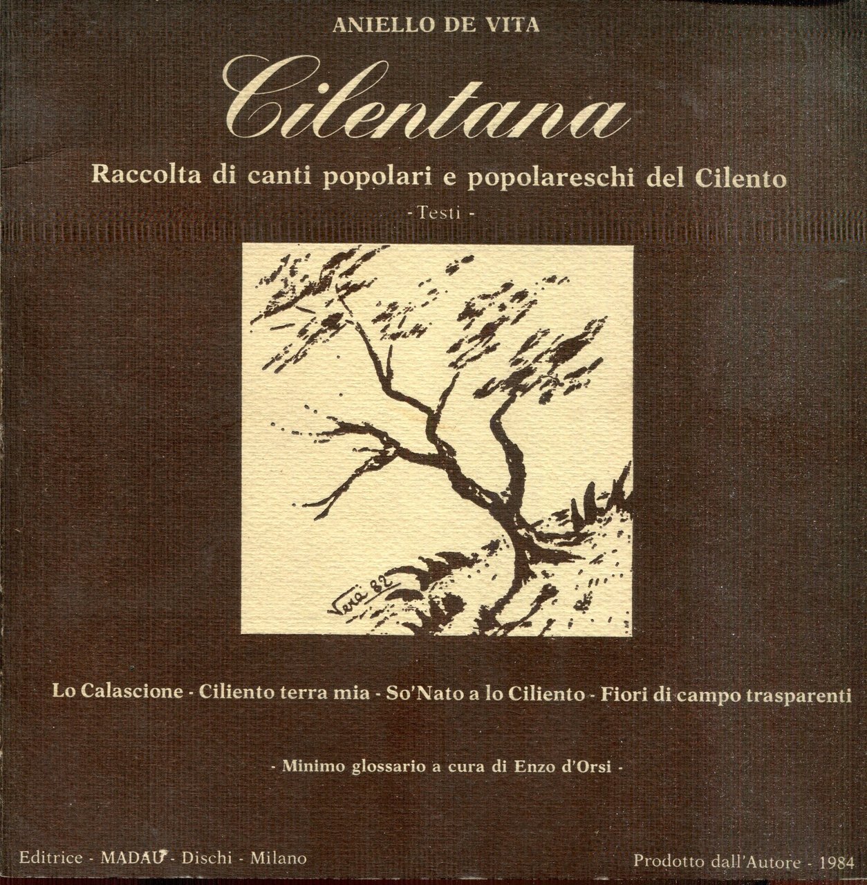 Cilentana : raccolta di canti popolari e popolareschi del Cilento, … | Immagine principale