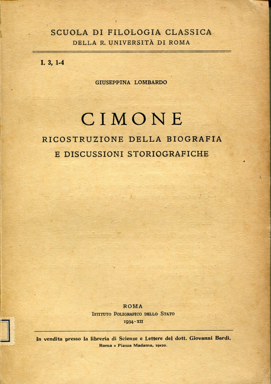 Cimone ricostruzione della biografia e discussioni storiografiche