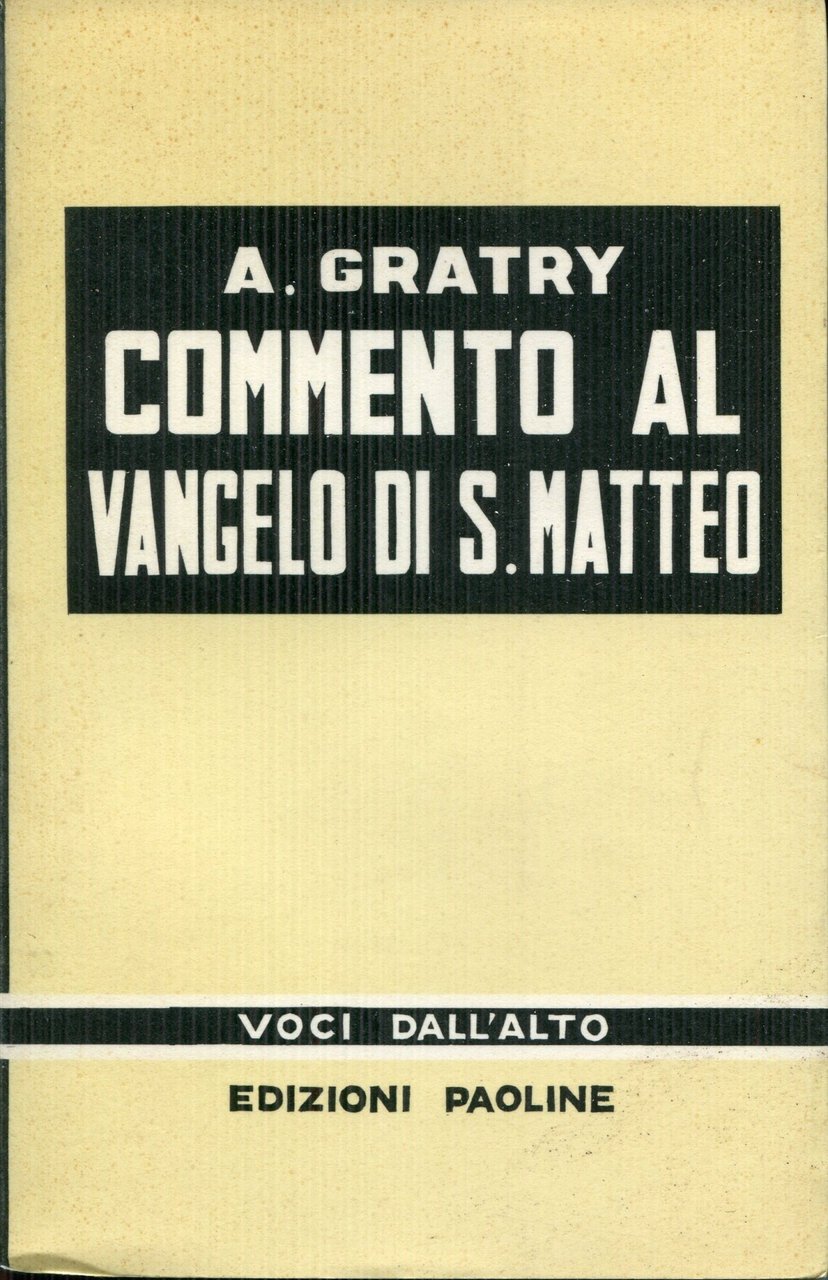 Commento al Vangelo di s. Matteo