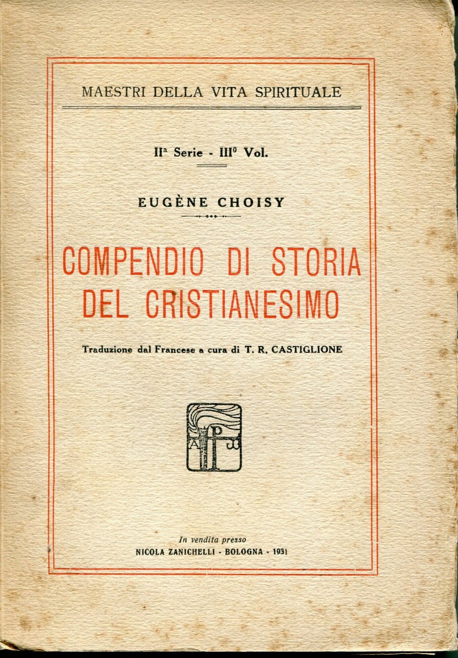 Compendio di storia del cristianesimo. Traduzione dal francese a cura … | Immagine principale