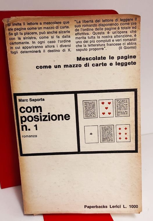 Composizione n. 1 : Romanzo. A fogli intercambiabili | Immagine principale