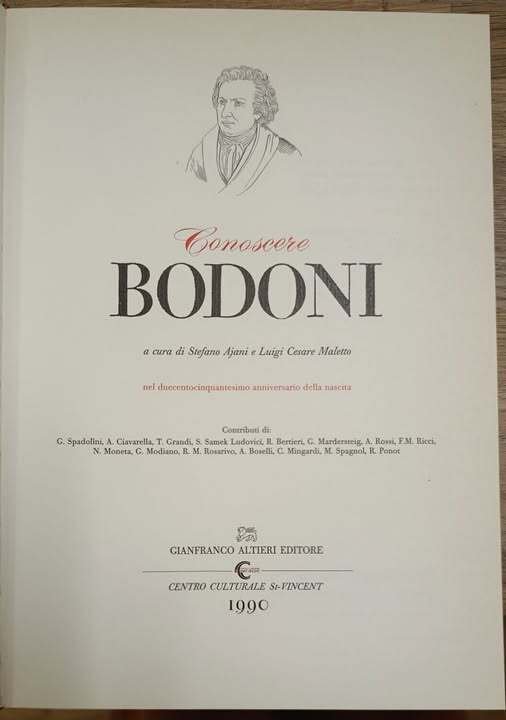 Conoscere Bodoni : nel duecentocinquantesimo anniversario della nascita. Contributi di: … | Immagine Gallery 3