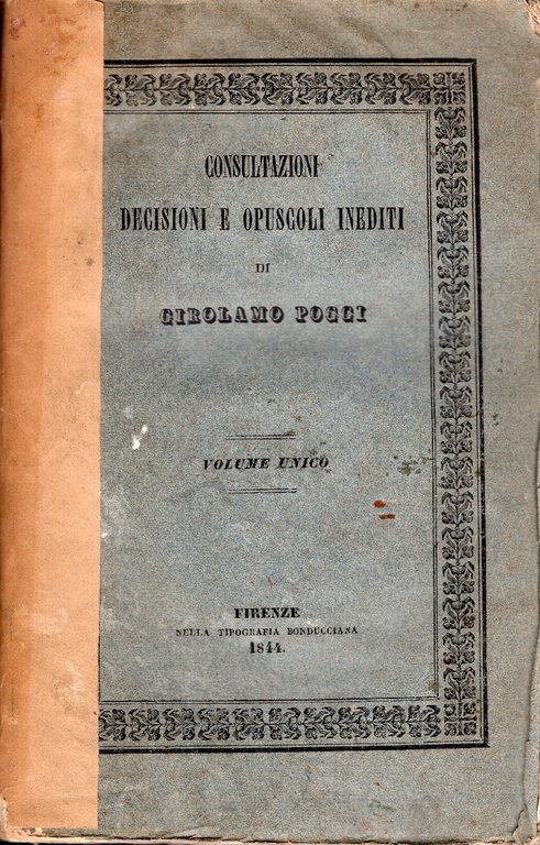Consultazioni decisioni e opuscoli inediti. Volume unico | Immagine Gallery 2