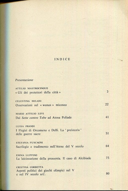 Contributi dell'Istituto di storia antica. 7: Religione e politica nel …