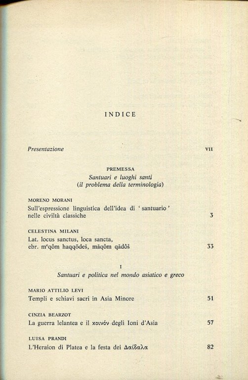 Contributi dell'Istituto di storia antica. 9: Santuari e politica nel …