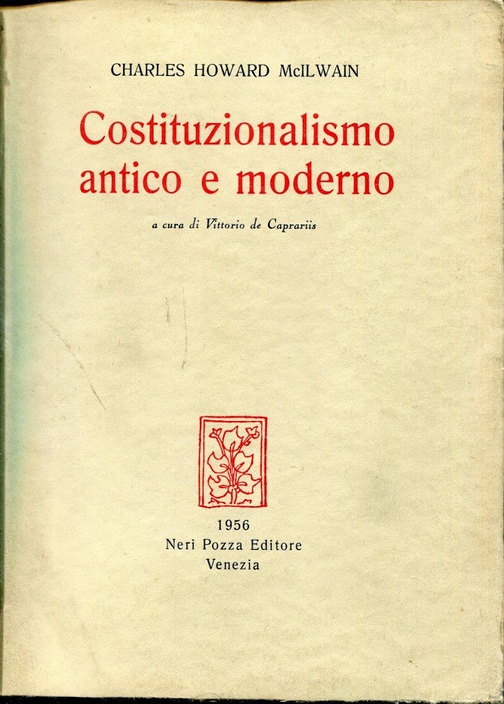 Costituzionalismo antico e moderno