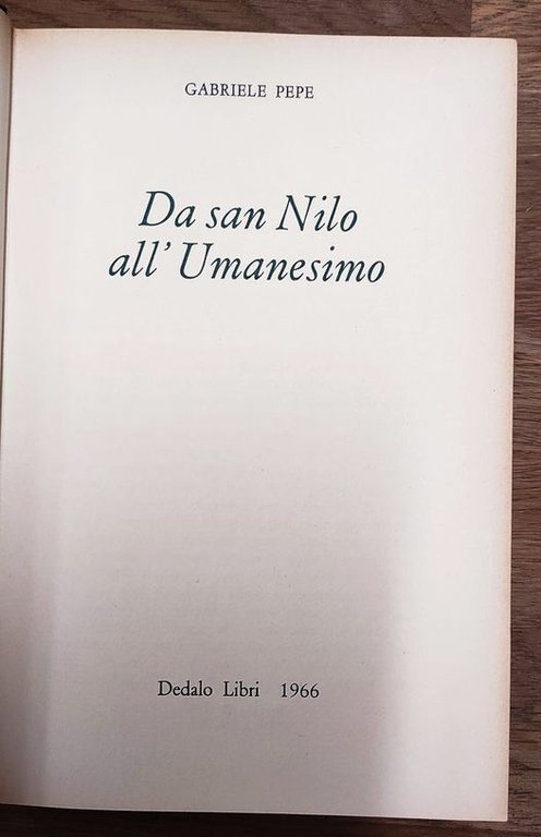 Da san Nilo all'Umanesimo | Immagine Gallery 2
