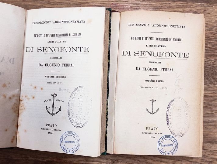 De' detti e de' fatti memorabili di Socrate libri quattro, …