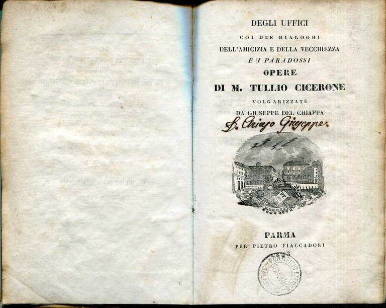 Degli uffici ; coi due dialoghi dell'amicizia e della vecchiezza …