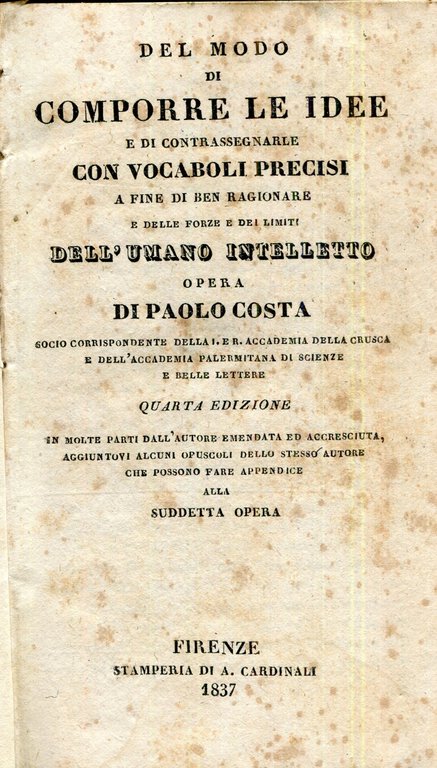 Del modo di comporre le idee e di contrassegnarle con … | Immagine Gallery 2