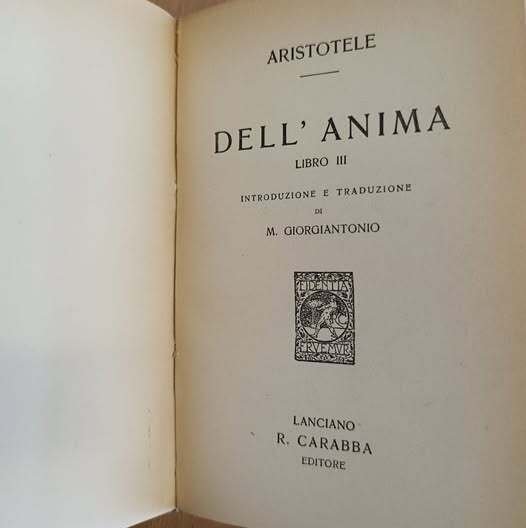 Dell'anima. Libri 1.-2. e 3. Introduzione e traduzione di M. … | Immagine Gallery 3
