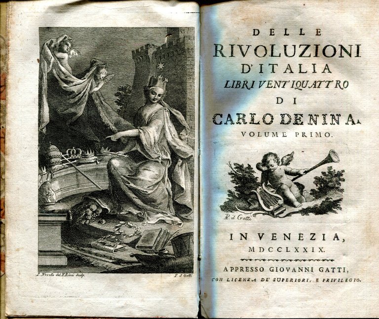 Delle rivoluzioni d'Italia libri ventiquattro di Carlo Denina