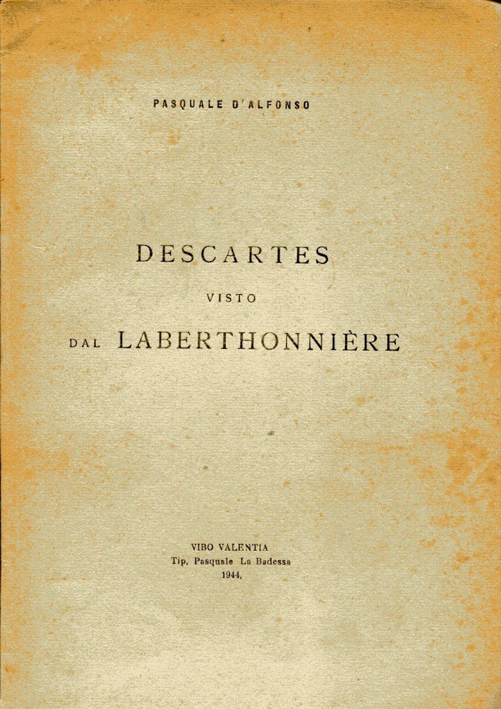 Descartes visto dal Laberthonnière