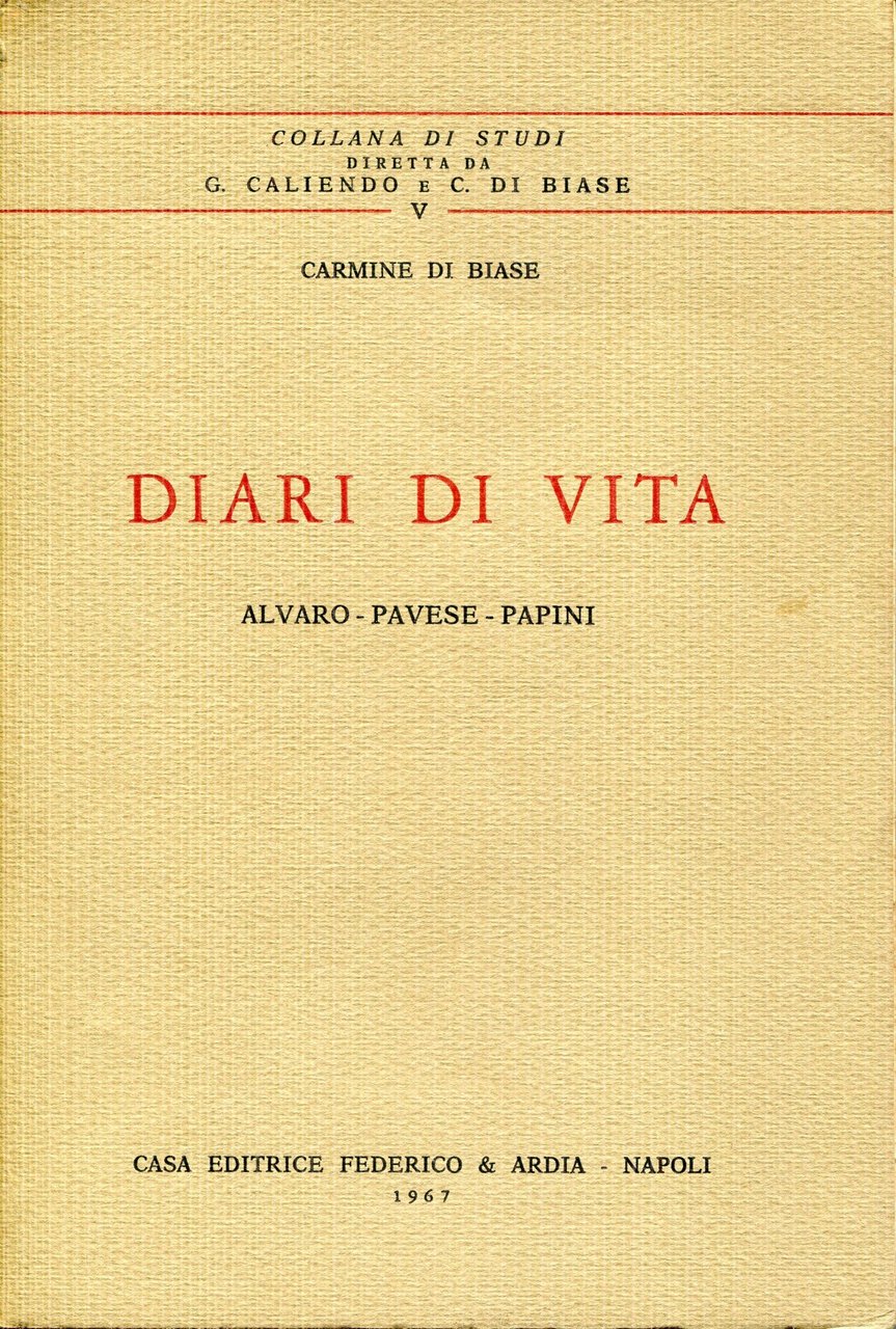 Diari di vita Alvaro Pavese Papini | Immagine principale