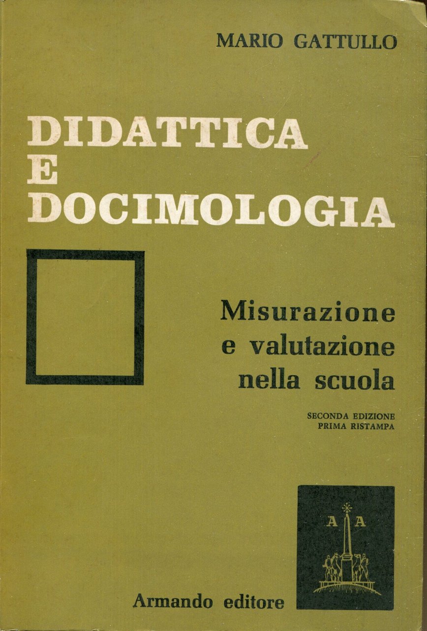 Didattica e docimologia : Misurazione e valutazione nella scuola | Immagine principale