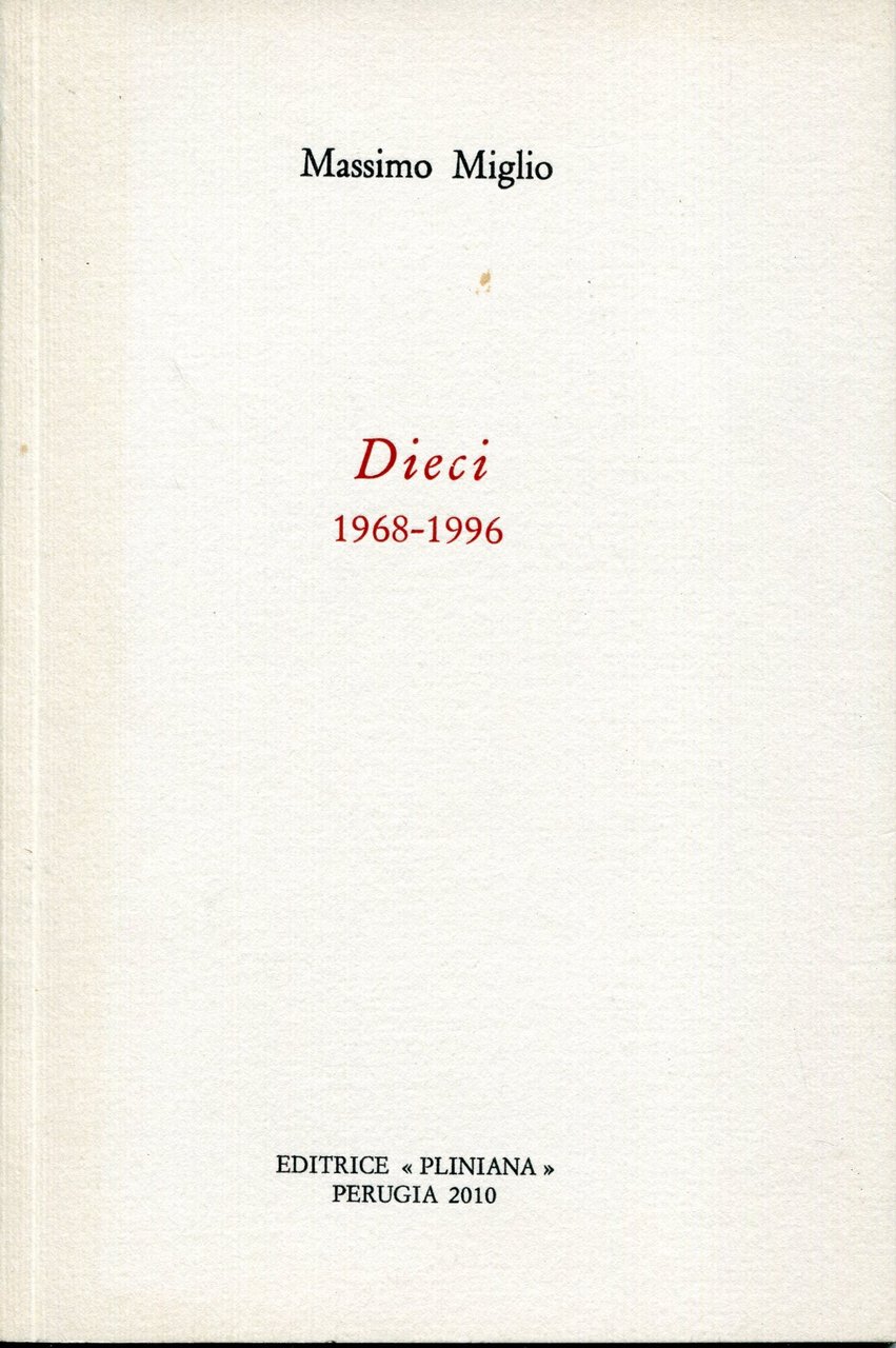Dieci 1968-1996 | Immagine principale