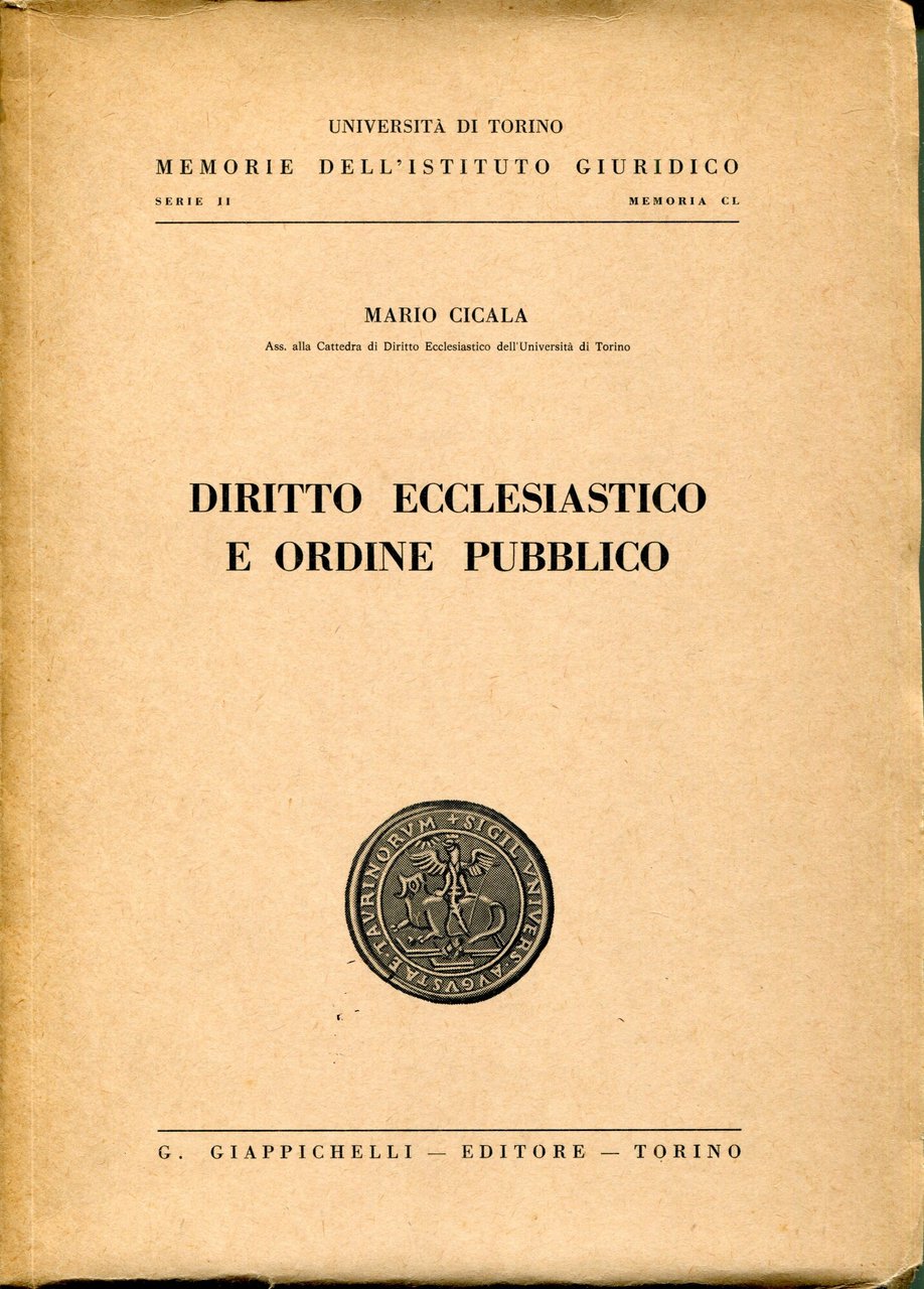 Diritto ecclesiastico e ordine pubblico