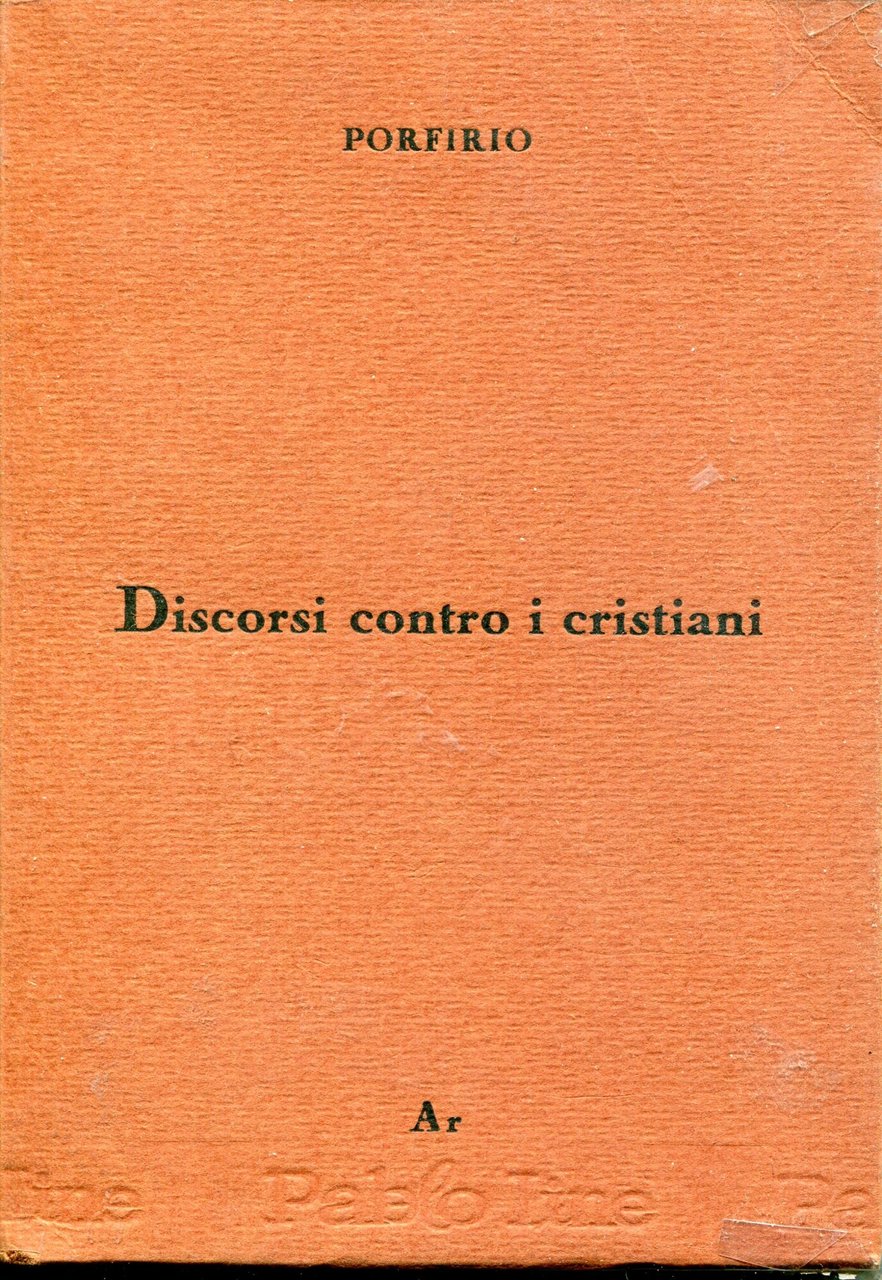 Discorsi contro i cristiani | Immagine principale