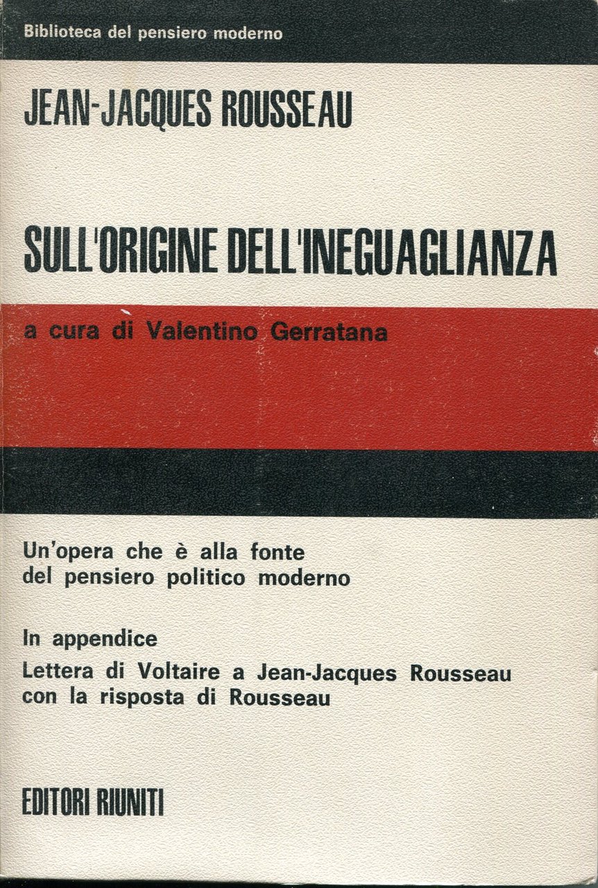Discorso sull'origine e i fondamenti dell'ineguaglianza tra gli uomini | Immagine principale