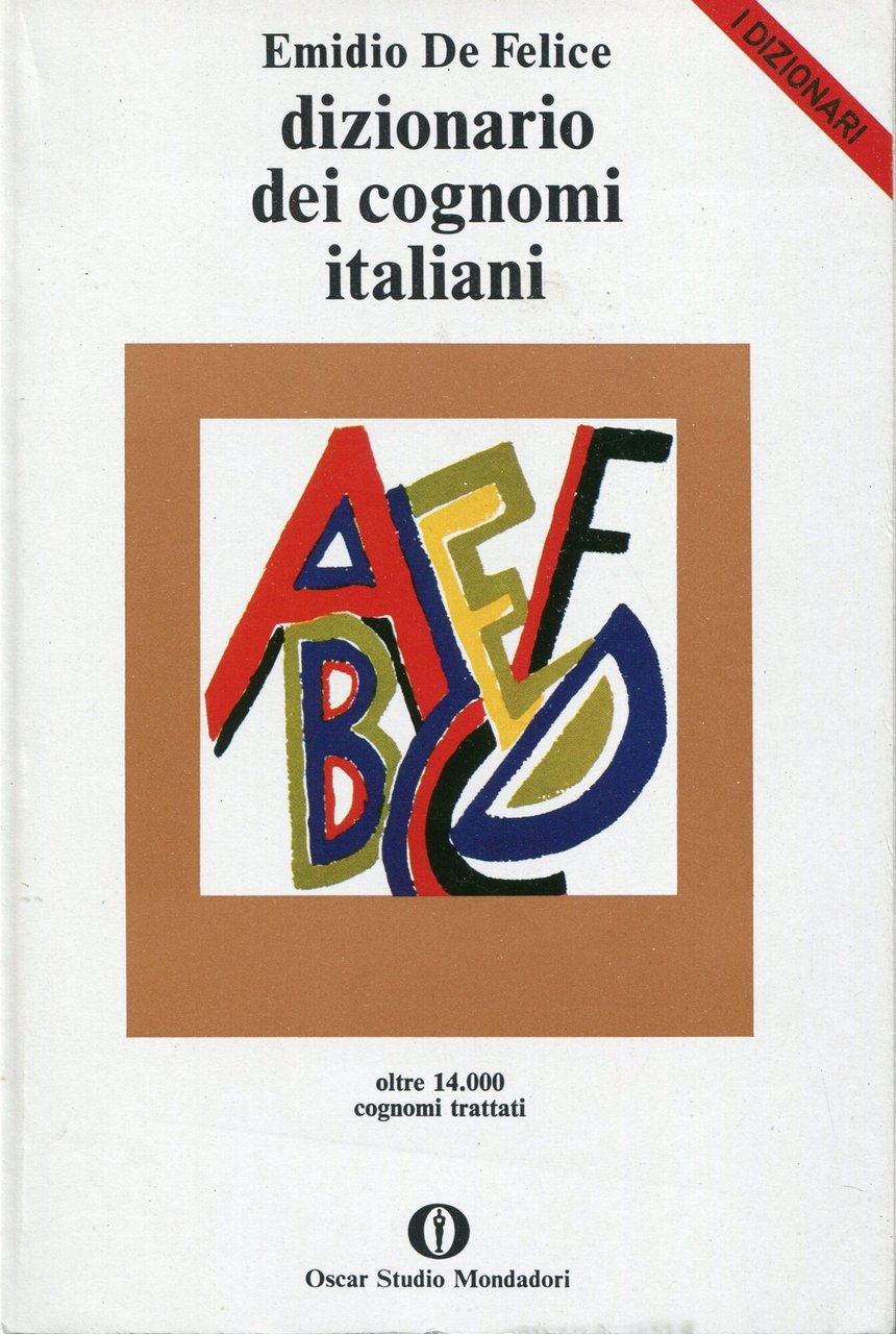 Dizionario dei cognomi italiani