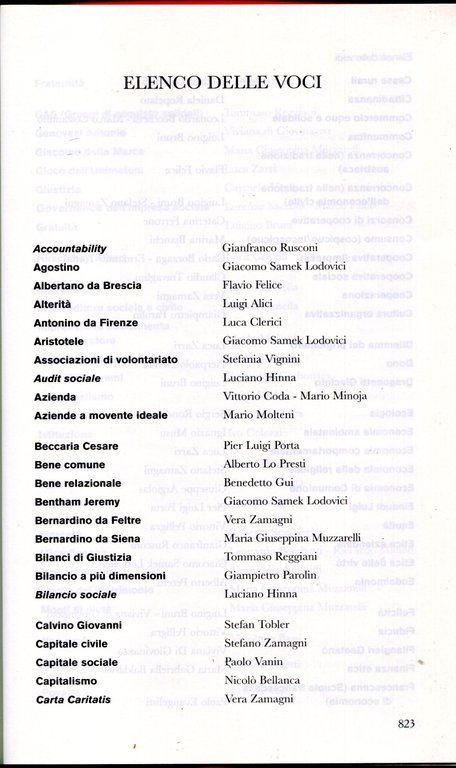 Dizionario di economia civile