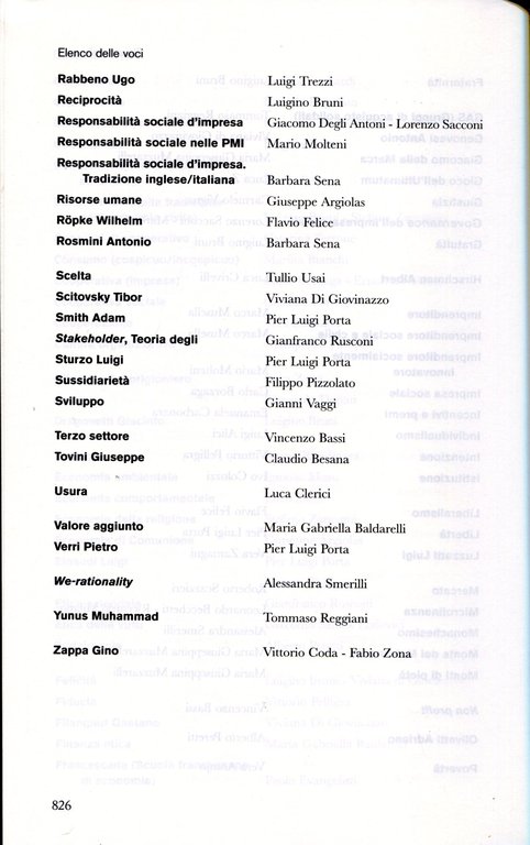 Dizionario di economia civile