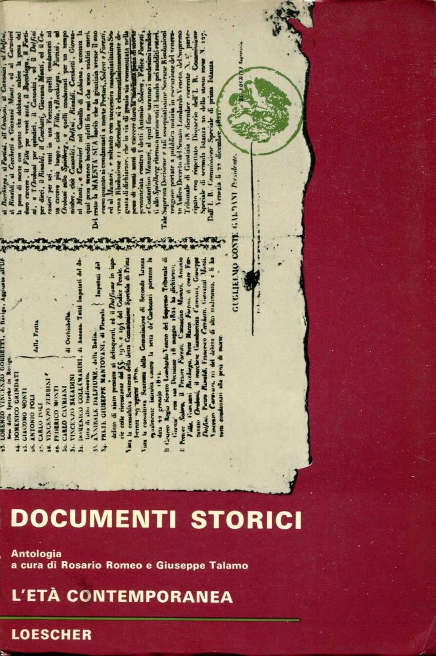 Documenti Storici Vol. III l'Eta' Contemporanea